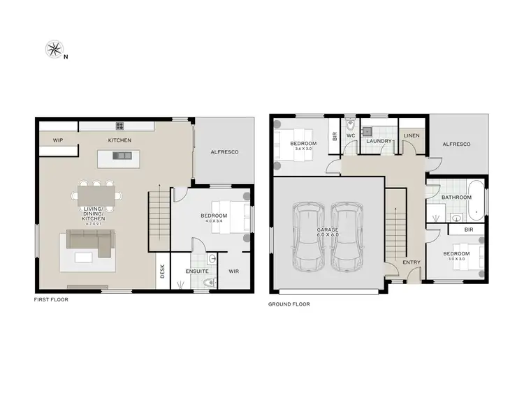 Floorplan of Homely house listing, 1/6 Binalong Avenue, St Leonards TAS 7250