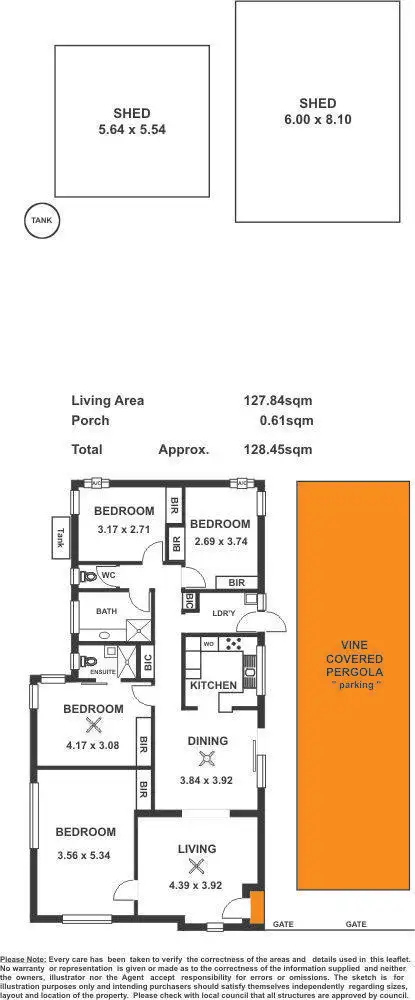 Floorplan of Homely house listing, 388 Lady Gowrie Drive, Osborne SA 5017