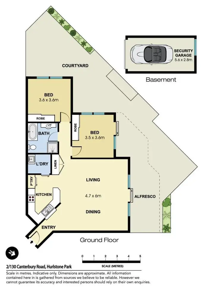 Floorplan of Homely apartment listing, 2/130 Canterbury Road, Hurlstone Park NSW 2193