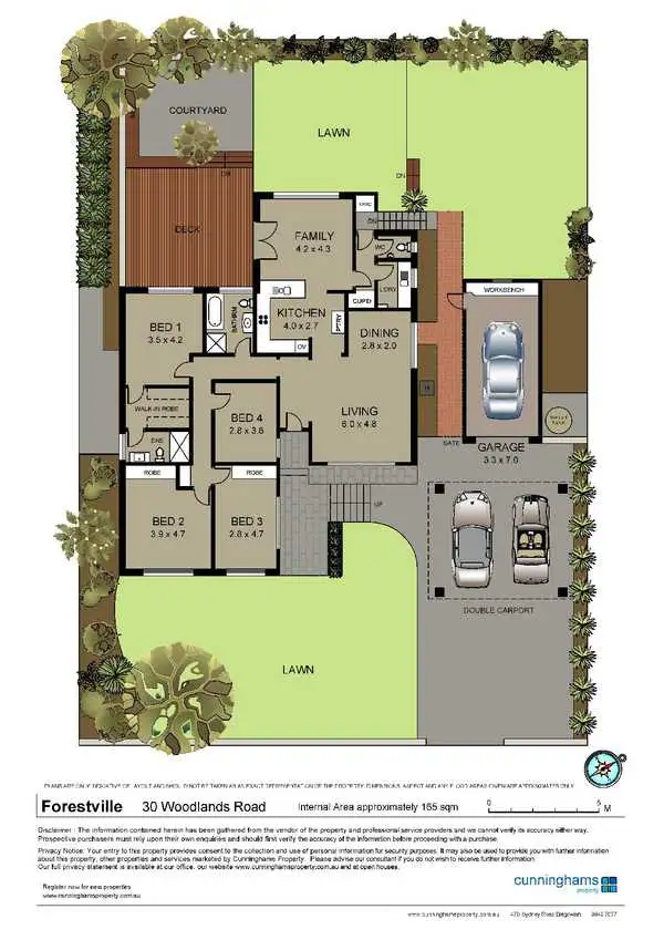 Floorplan of Homely house listing, 30 Woodlands Road, Forestville NSW 2087