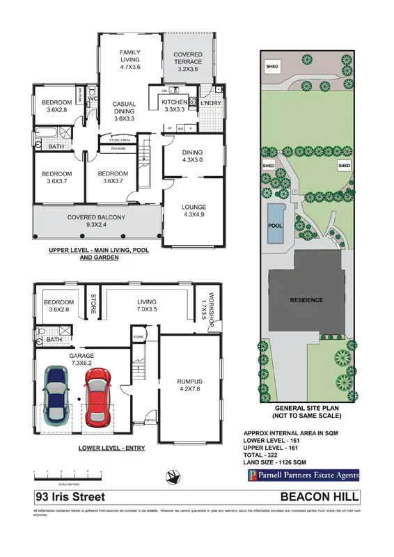 Floorplan of Homely house listing, 93 Iris Street, Beacon Hill NSW 2100