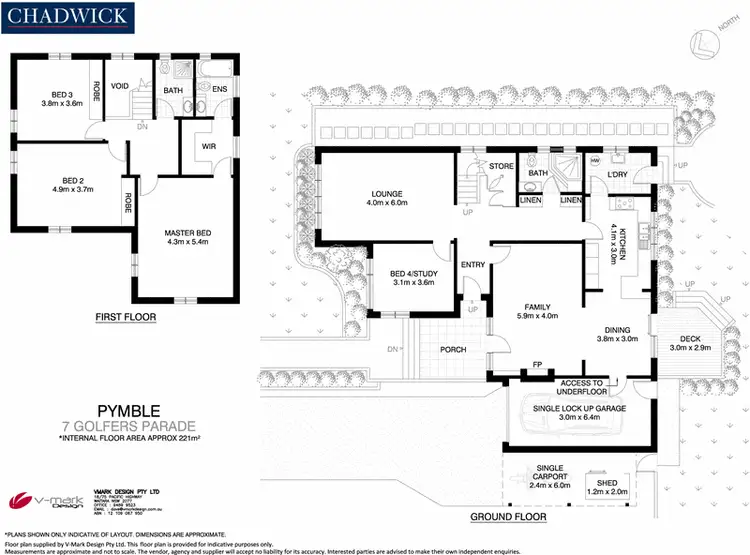 Floorplan of Homely house listing, 7 Golfers Parade, Pymble NSW 2073