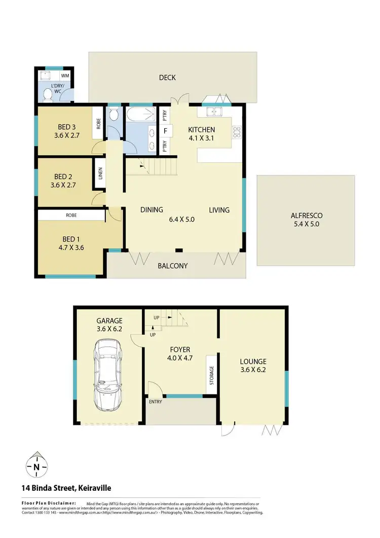 Floorplan of Homely house listing, 14 Binda Street, Keiraville NSW 2500