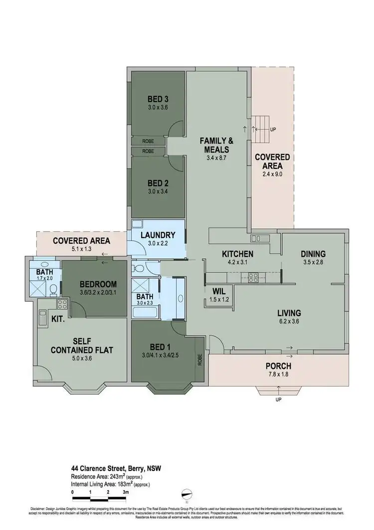 Floorplan of Homely house listing, 44 Clarence Street, Berry NSW 2535