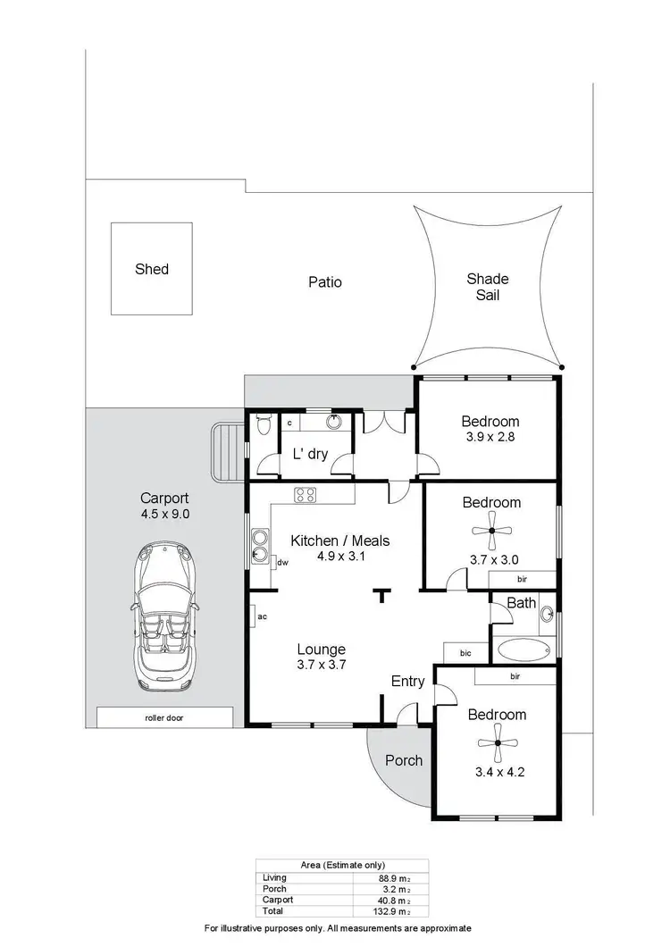 Floorplan of Homely house listing, 5 James Street, Croydon Park SA 5008
