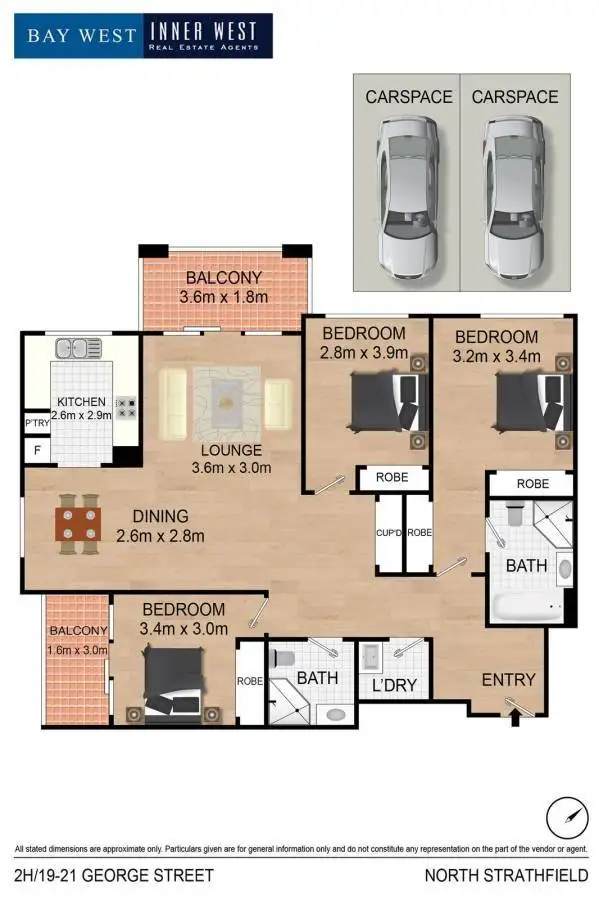 Floorplan of Homely apartment listing, 2H/19-21 George Street, North Strathfield NSW 2137