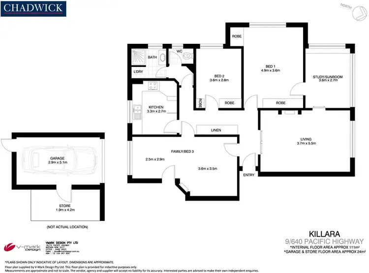 Floorplan of Homely unit listing, 9/640 Pacific Highway, Killara NSW 2071