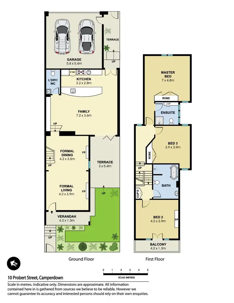 Floorplan of Homely house listing, 10 Probert Street, Camperdown NSW 2050