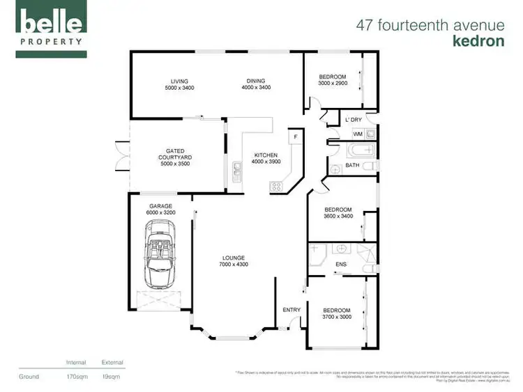 Floorplan of Homely house listing, 47 Fourteenth Avenue, Kedron QLD 4031