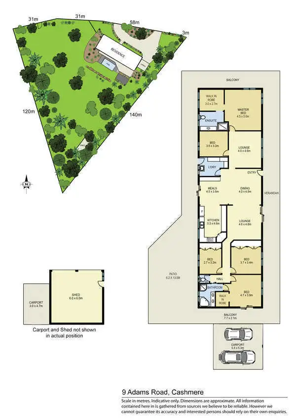 Floorplan of Homely house listing, 9 Adams Road, Cashmere QLD 4500