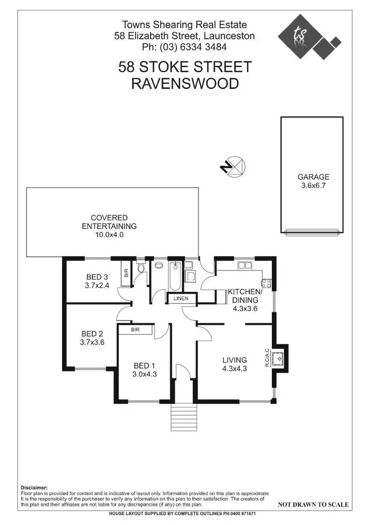 Floorplan of Homely house listing, 58 Stoke Street, Ravenswood TAS 7250