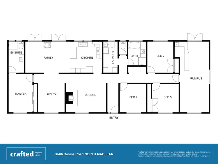 Floorplan of Homely house listing, 56-66 Rosina Road, North Maclean QLD 4280