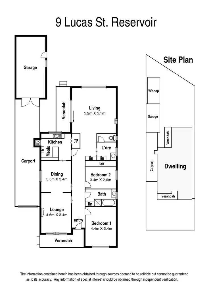 Floorplan of Homely house listing, 9 Lucas Street, Reservoir VIC 3073