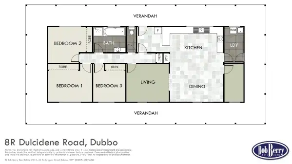 Floorplan of Homely rural property listing, 8R Dulcidene Road, Dubbo NSW 2830