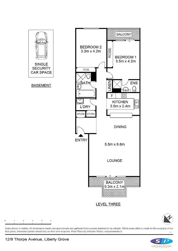 Floorplan of Homely unit listing, 12/9 Thorpe Avenue, Liberty Grove NSW 2138