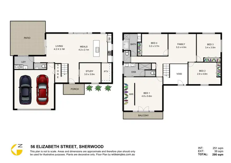 Floorplan of Homely house listing, 56 Elizabeth Street, Sherwood QLD 4075