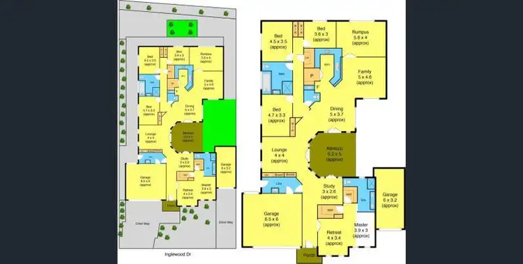 Floorplan of Homely house listing, 72 Inglewood Drive, Burnside Heights VIC 3023