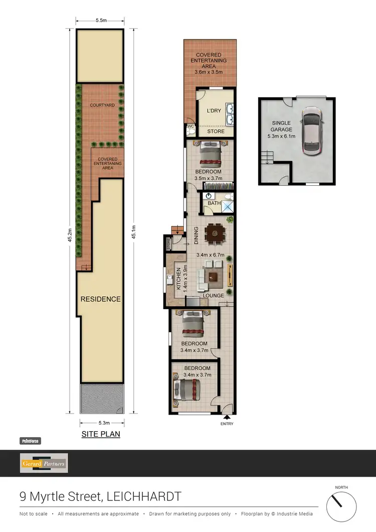 Floorplan of Homely house listing, 9 Myrtle Street, Leichhardt NSW 2040