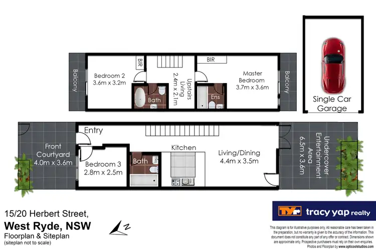 Floorplan of Homely unit listing, 15/20 Herbert Street, West Ryde NSW 2114