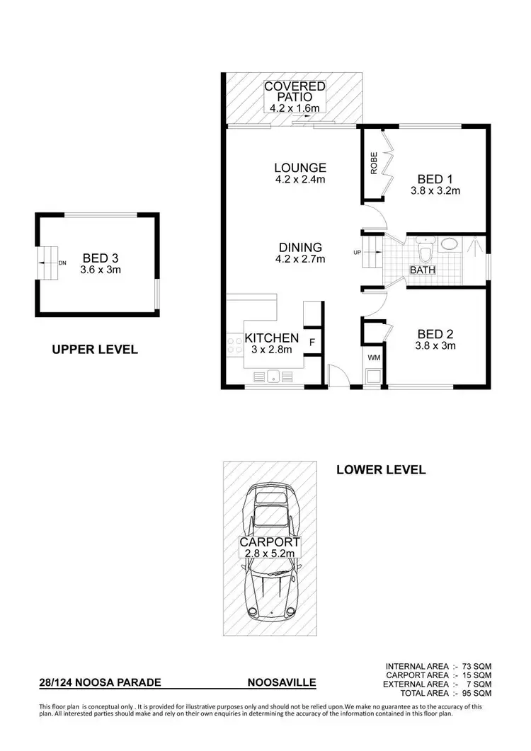 Floorplan of Homely unit listing, 28/124 Noosa Parade, Noosaville QLD 4566