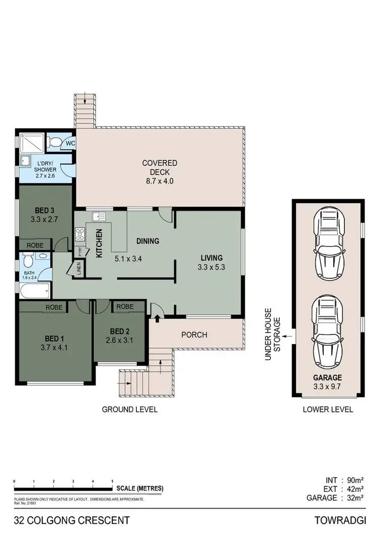 Floorplan of Homely house listing, 32 Colgong Crescent, Towradgi NSW 2518