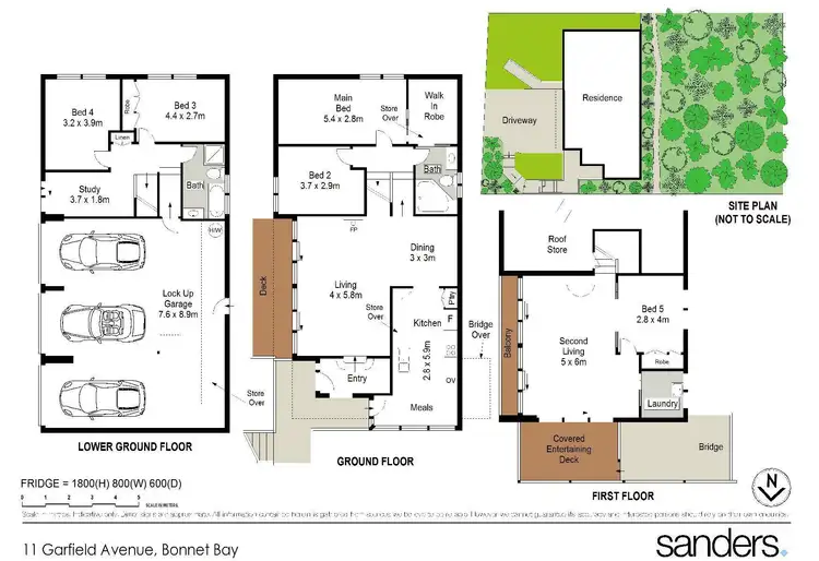 Floorplan of Homely house listing, 11 Garfield Avenue, Bonnet Bay NSW 2226