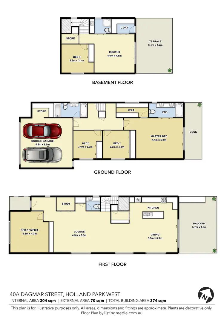 Floorplan of Homely house listing, 40A Dagmar Street, Holland Park West QLD 4121