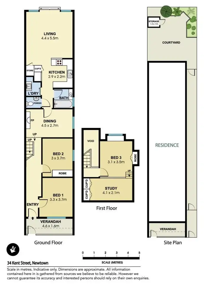 Floorplan of Homely house listing, 34 Kent Street, Newtown NSW 2042