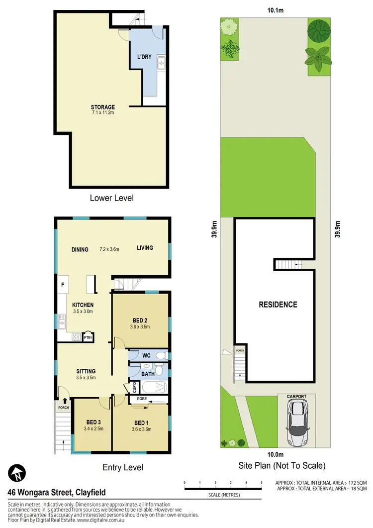 Floorplan of Homely house listing, 46 Wongara Street, Clayfield QLD 4011