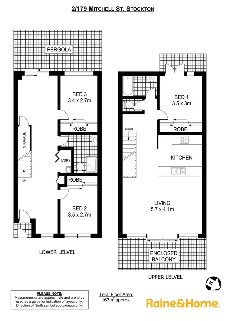 Floorplan of Homely townhouse listing, 2/179 Mitchell Street, Stockton NSW 2295