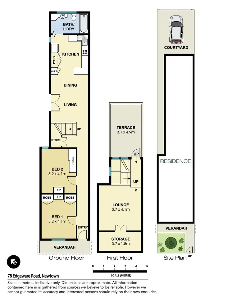 Floorplan of Homely house listing, 78 Edgeware Road, Enmore NSW 2042