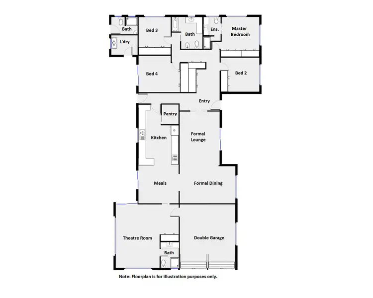 Floorplan of Homely house listing, 3237 Fifteenth Street, Irymple VIC 3498