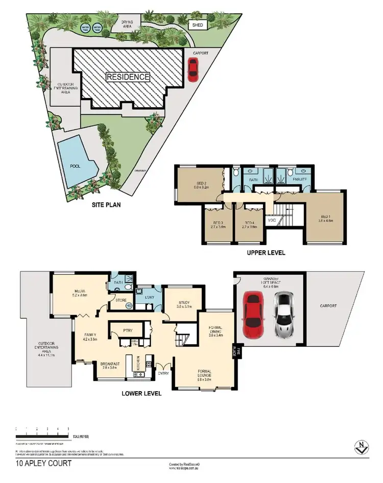 Floorplan of Homely house listing, 10 Apley Court, Carindale QLD 4152