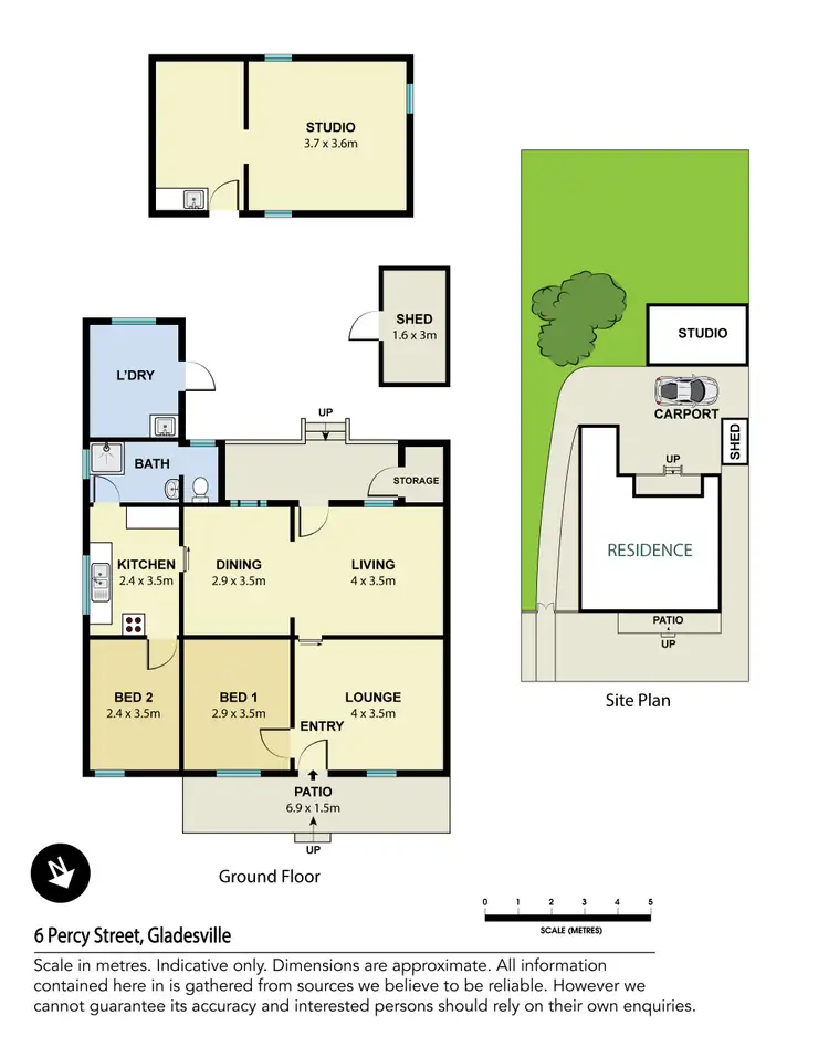 Floorplan of Homely house listing, 6 Percy Street, Gladesville NSW 2111