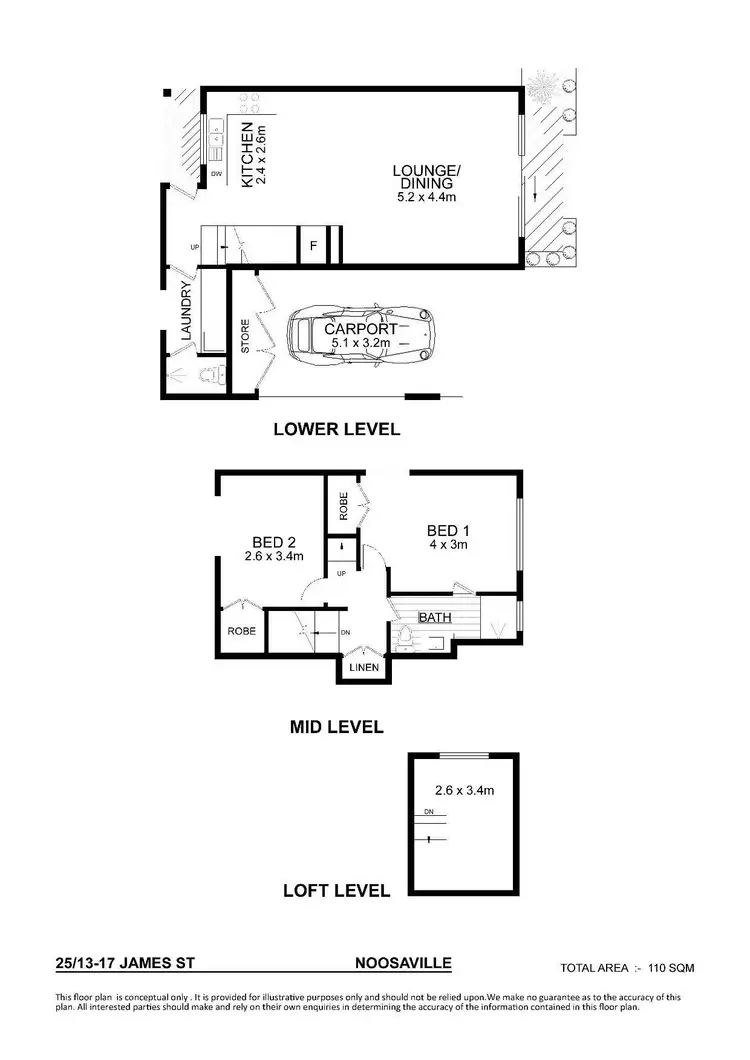 Floorplan of Homely townhouse listing, 25/13-17 James Street, Noosaville QLD 4566