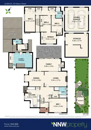 Floorplan of Homely house listing, 50 Nelson Street, Gordon NSW 2072