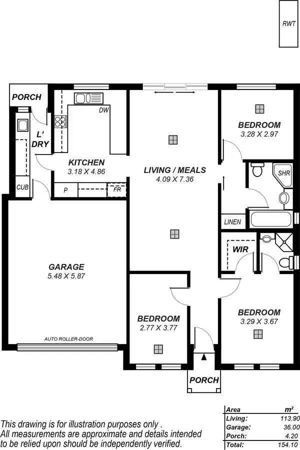 Floorplan of Homely house listing, 6 Fourth Avenue, Ascot Park SA 5043