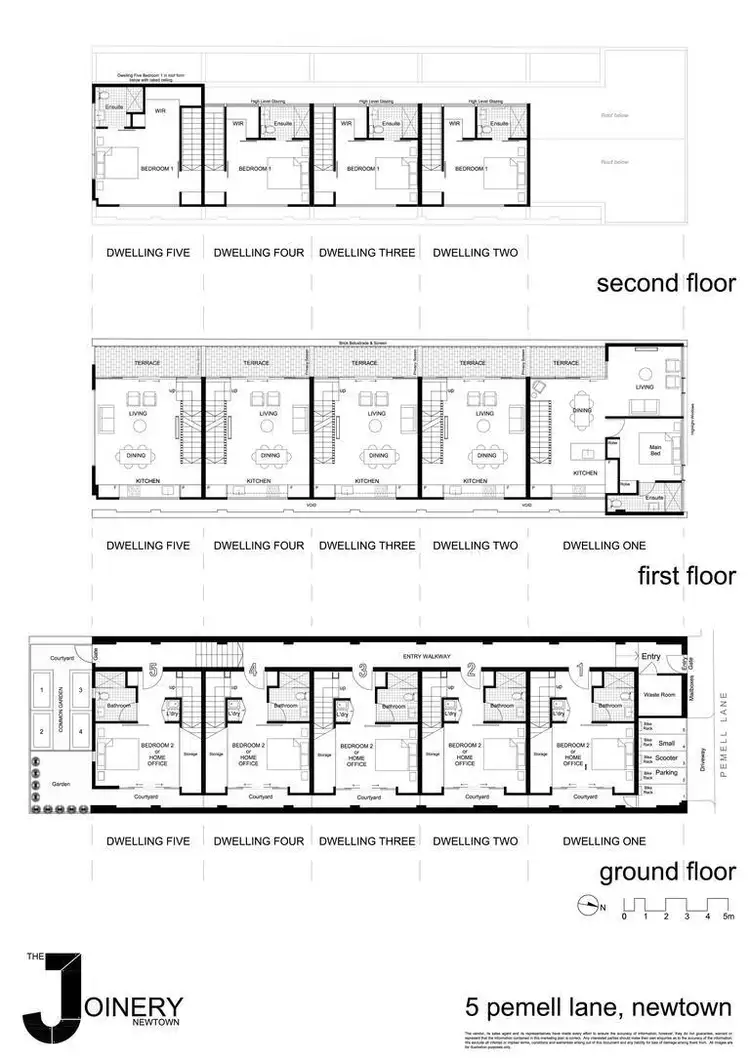 Floorplan of Homely house listing, Level 1/5 Pemell Lane, Newtown NSW 2042