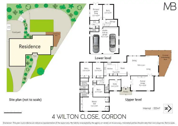 Floorplan of Homely house listing, 4 Wilton Close, Gordon NSW 2072