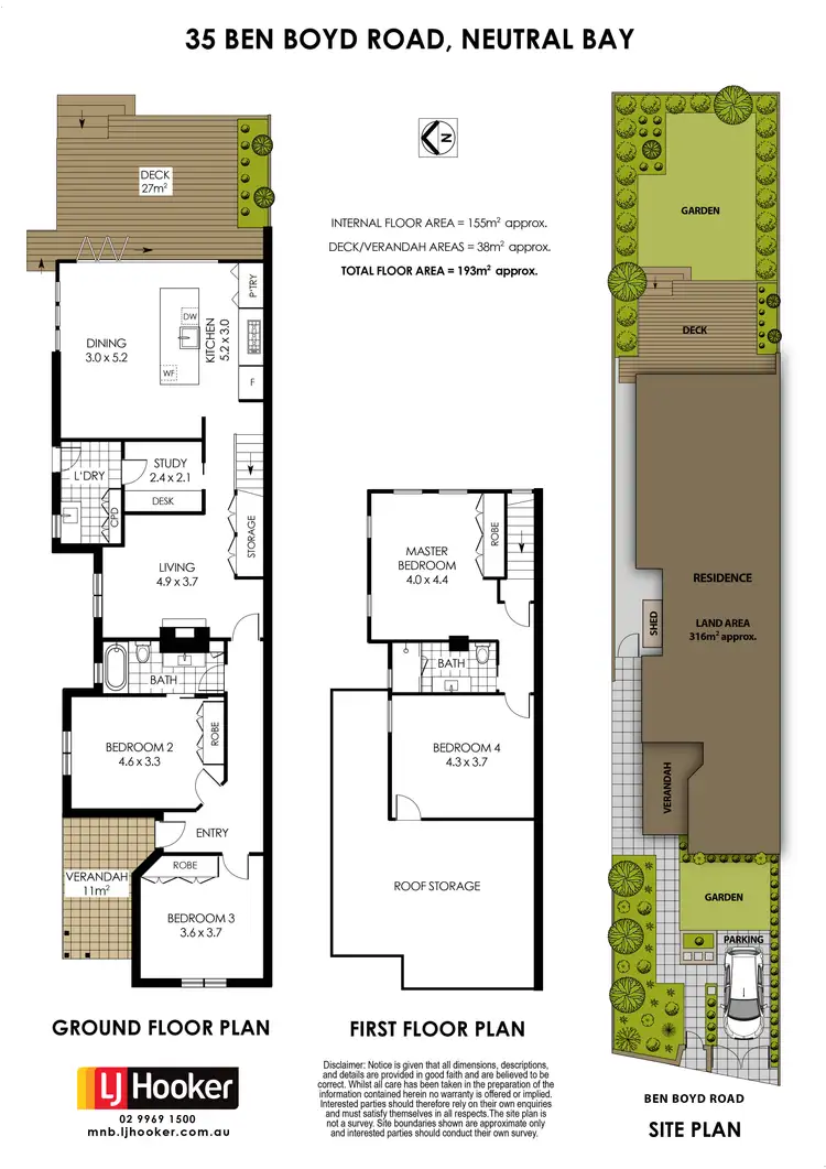 Floorplan of Homely house listing, 35 Ben Boyd Road, Neutral Bay NSW 2089