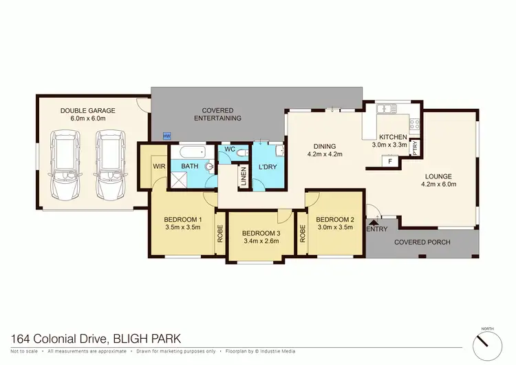 Floorplan of Homely house listing, 164 Colonial Drive, Bligh Park NSW 2756