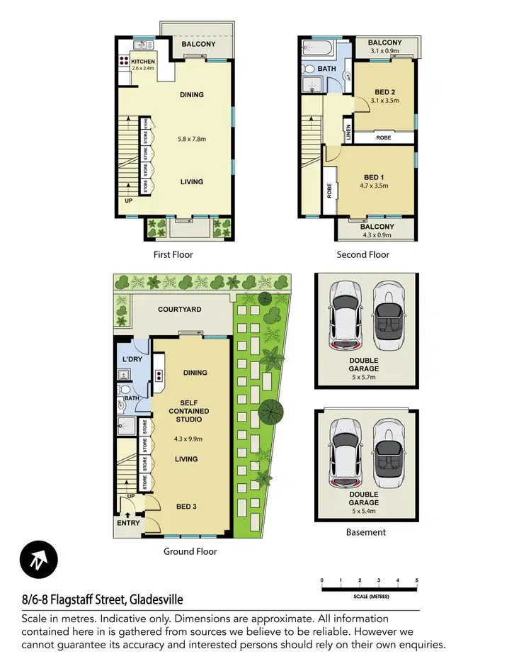 Floorplan of Homely townhouse listing, 8/6-8 Flagstaff Street, Gladesville NSW 2111