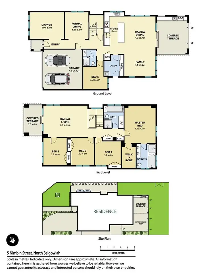 Floorplan of Homely house listing, 5 Nimbin Street, North Balgowlah NSW 2093