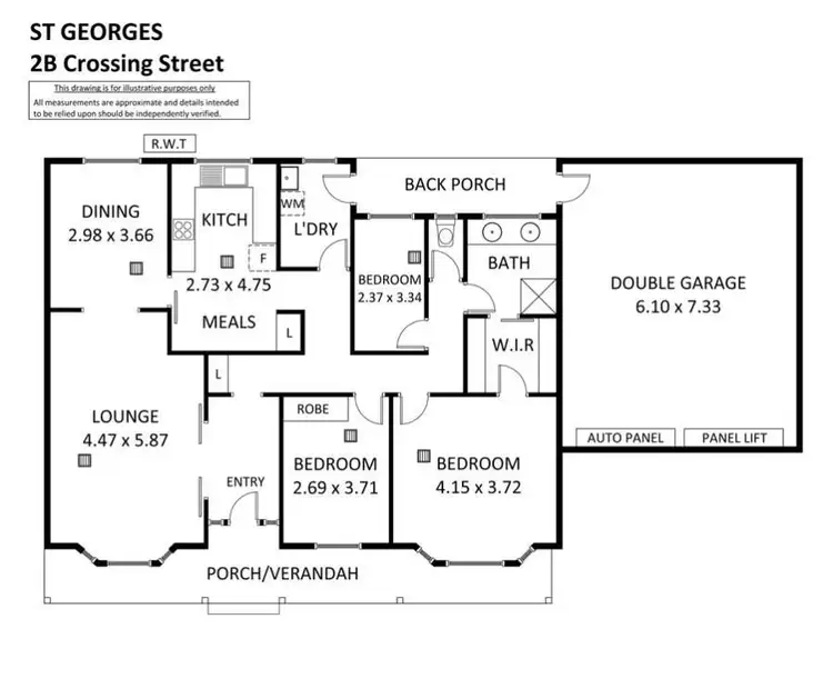 Floorplan of Homely house listing, 2B Crossing Street, St Georges SA 5064