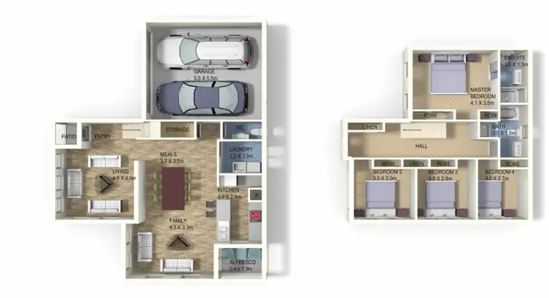 Floorplan of Homely house listing, Lot 71 Meredith Avenue, Ropes Crossing NSW 2760