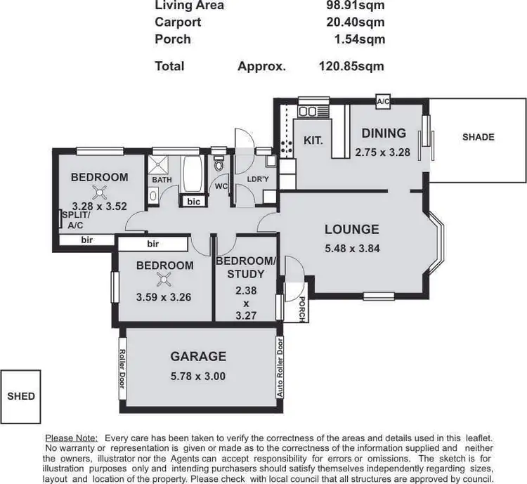 Floorplan of Homely unit listing, 9/440 Grange Road, Fulham Gardens SA 5024