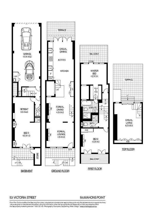 Floorplan of Homely house listing, 53 Victoria Street, Mcmahons Point NSW 2060