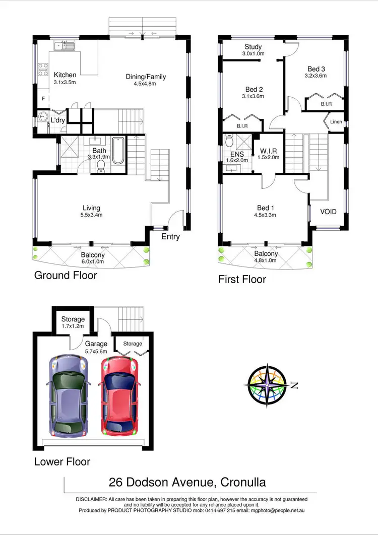 Floorplan of Homely house listing, 26 Dodson Avenue, Cronulla NSW 2230