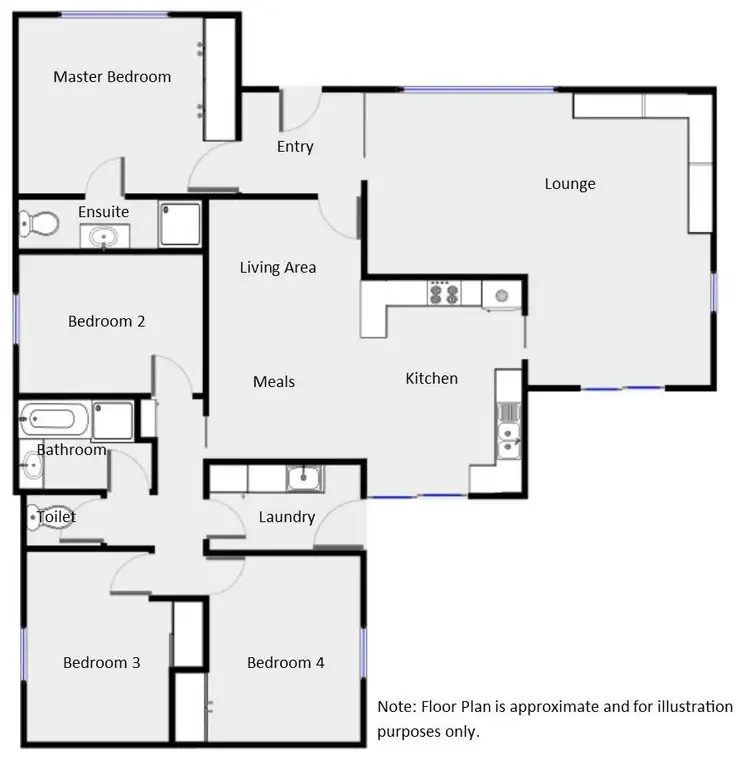 Floorplan of Homely house listing, 2 Willandra Court, Mildura VIC 3500
