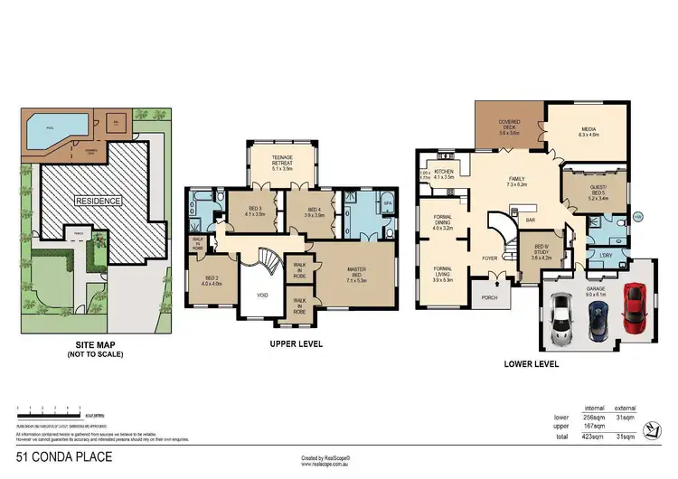 Floorplan of Homely house listing, 51 Conda Place, Carindale QLD 4152